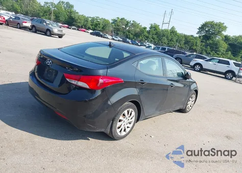 2013 Hyundai Elantra Gls z USA, uszkodzony, nr VIN KMHDH4AEXDU626189